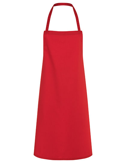 Karlowsky | Bib Apron Faro - red (cca pantone 186c), 75 x 95 cm