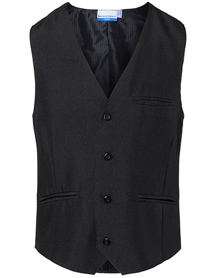 Karlowsky | Men´s Waistcoat Basic - black (cca pantone 419c),