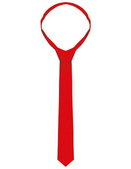 Karlowsky | Tie - red (cca pantone 186c), 148 x 6,5 cm