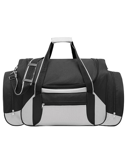 L-merch | Travel Bag Iceland - black / light grey, 60 x 33 x 29 cm
