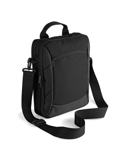 Quadra | Executive Tablet Shoulder Bag - black, 23 x 29 x 8 cm