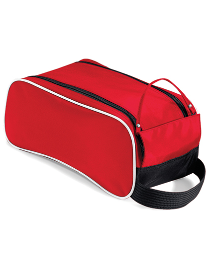 Quadra | Teamwear Shoe Bag - classic red / black / white, 35 x 16 x 18 cm