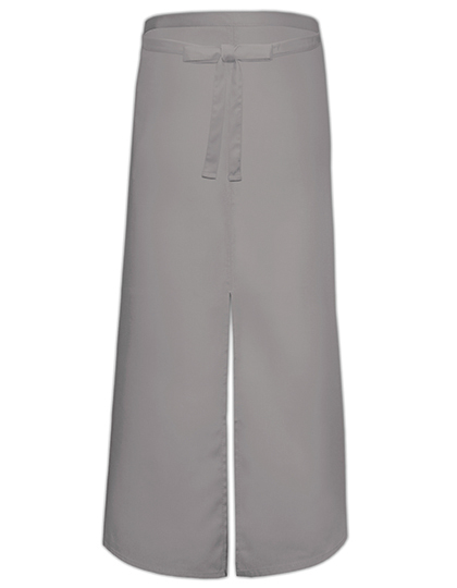 Link Kitchen Wear | Bistro Apron With Split - mouse grey, 100 x 100 cm