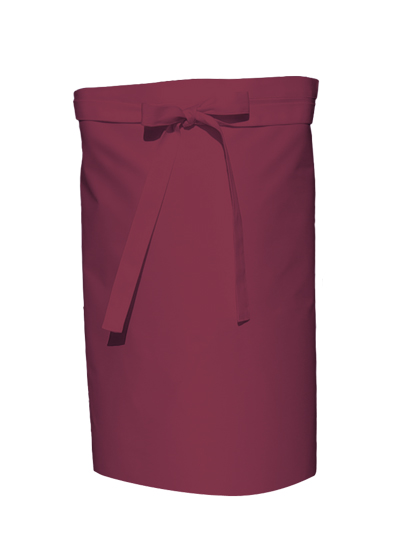 Link Kitchen Wear | Baker´s Apron - bordeaux, 90 x 50 cm