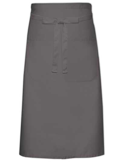 Link Kitchen Wear | Cook´s Apron With Pocket - dark grey (cca pantone 431), 100 x 70 cm