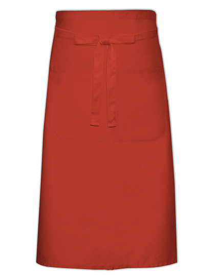 Link Kitchen Wear | Cook´s Apron With Pocket - terracotta (cca pantone 4840), 100 x 70 cm