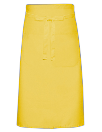 Link Kitchen Wear | Cook´s Apron With Pocket - yellow, 100 x 70 cm