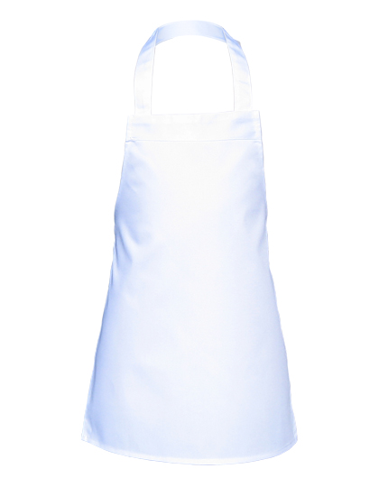 Link Kitchen Wear | Kids´ Barbecue Apron - white, 50 x 60 cm