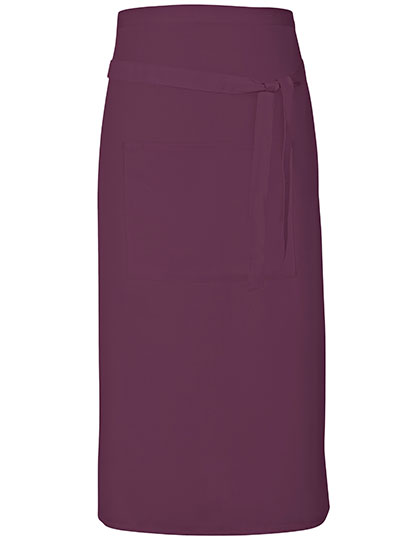 Link Kitchen Wear | Terras Apron - aubergine (cca pantone 5115), 90 x 80 cm