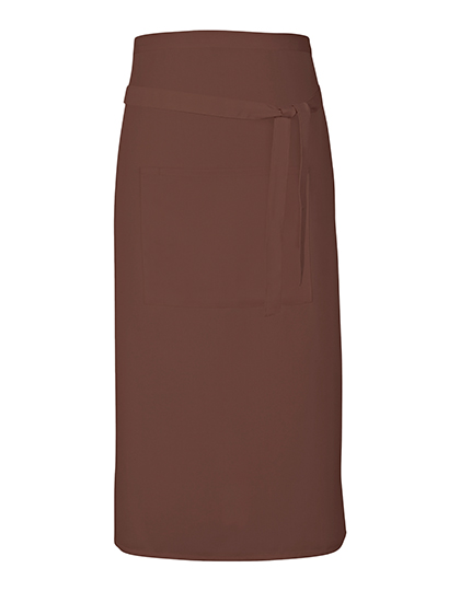 Link Kitchen Wear | Terras Apron - brown (cca pantone 476), 90 x 80 cm