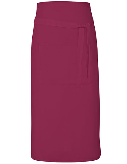 Link Kitchen Wear | Terras Apron - burgundy (cca pantone 216), 90 x 80 cm