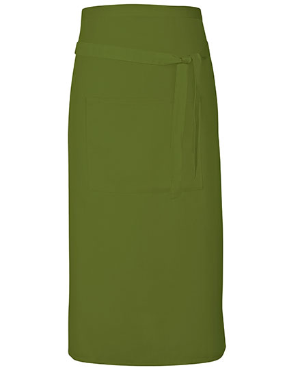 Link Kitchen Wear | Terras Apron - olive (cca pantone 378), 90 x 80 cm