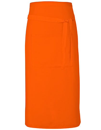 Link Kitchen Wear | Terras Apron - orange (cca pantone 1655), 90 x 80 cm