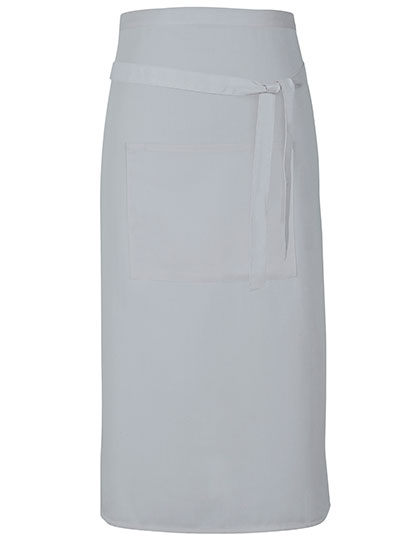 Link Kitchen Wear | Terras Apron - pale grey (silver) (cca pantone 428), 90 x 80 cm
