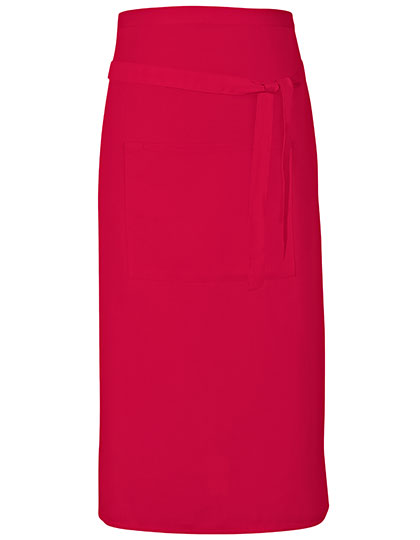 Link Kitchen Wear | Terras Apron - red (cca pantone 200), 90 x 80 cm
