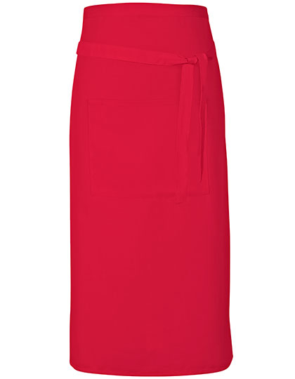 Link Kitchen Wear | Terras Apron - strawberry red (cca pantone 186), 90 x 80 cm
