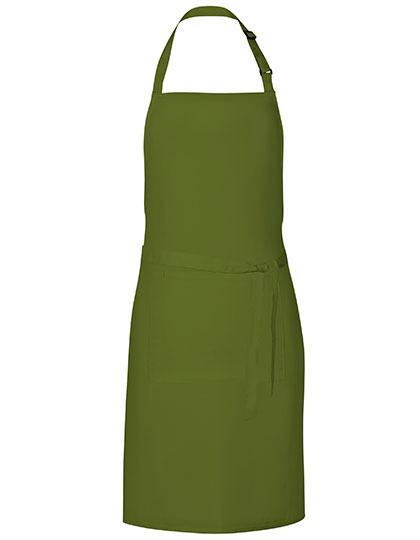 Link Kitchen Wear | Grill Apron - olive (cca pantone 378), 72 x 85 cm