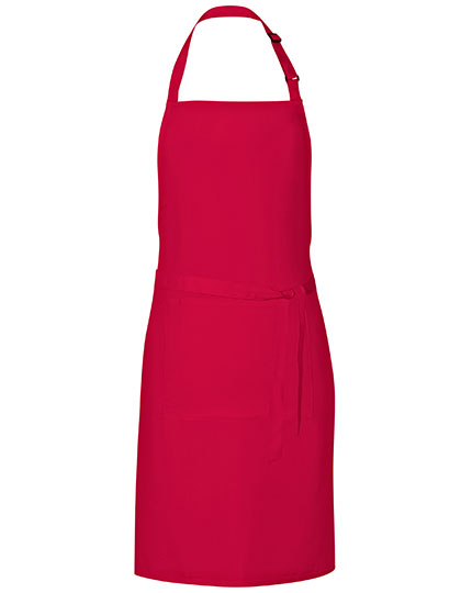 Link Kitchen Wear | Grill Apron - red (cca pantone 200), 72 x 85 cm