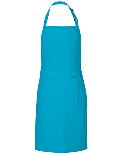 Link Kitchen Wear | Grill Apron - turquoise (cca pantone 312), 72 x 85 cm