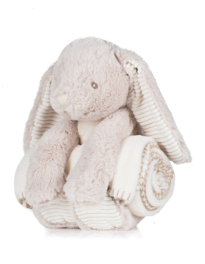 Mumbles | Rabbit And Blanket - cream, M