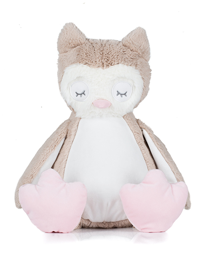 Mumbles | Zippie Owl - light brown / pink, L