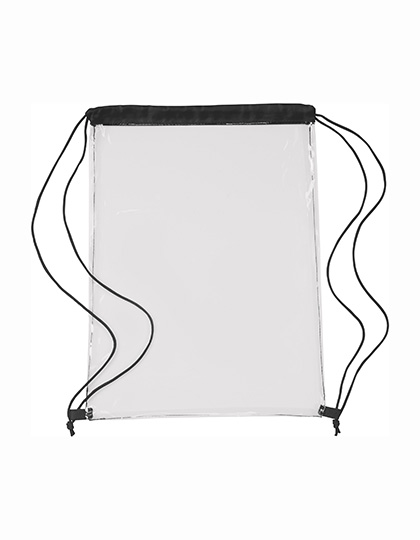 L-merch | Transparent PVC Drawstring Backpack