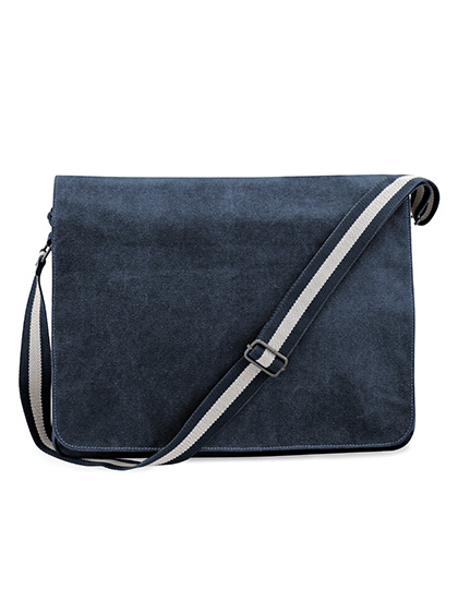 Quadra | Vintage Canvas Despatch Bag - vintage oxford navy, 40 x 30 x 12 cm