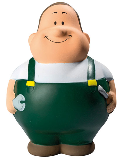 Mbw | SQUEEZIES® Worker Bert®, Green - standard, 10 cm