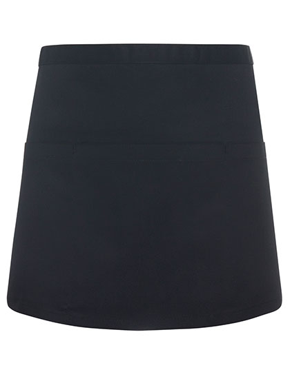 Karlowsky | Waist Apron Basic With Pocket - black (cca pantone 419c), 60 x 35 cm