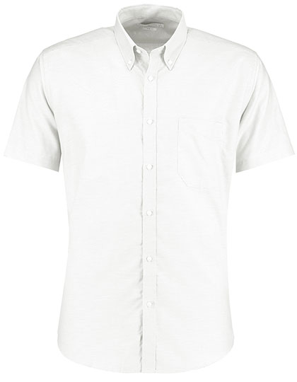 Kustom Kit | Men´s Slim Fit Workwear Oxford Shirt KR - white,