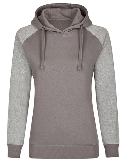 Miners mate | Ladies´ No Pocket Hoody - grey solid / heather grey,