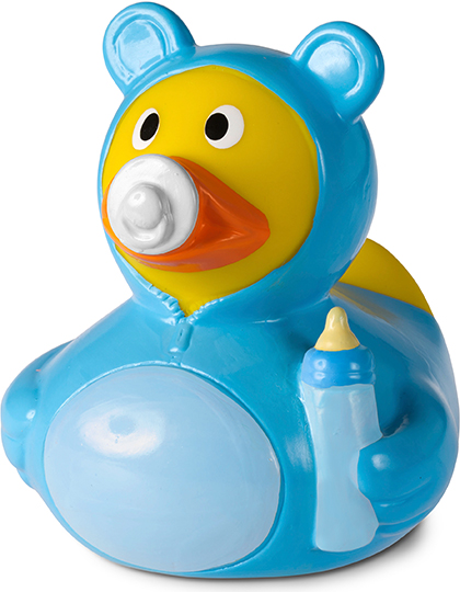 Mbw | Schnabels® Squeaky Duck Baby - light blue, 80 mm
