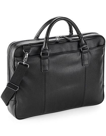 Quadra | NuHide® Slimline Laptop Brief - black, 41 x 30 x 7 cm