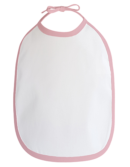 Link Kids Wear | Baby Bib - white / babypink, Univerzální
