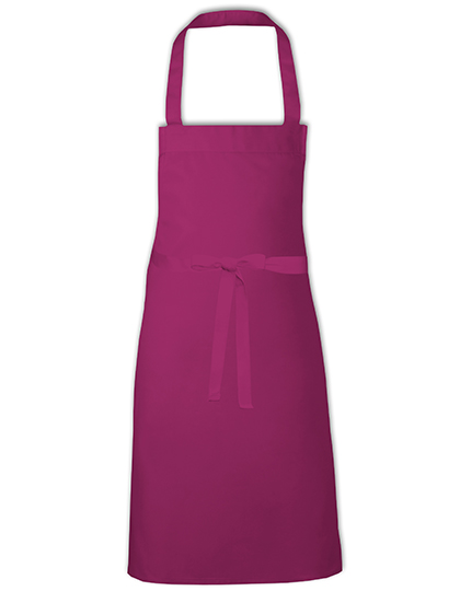 Link Kitchen Wear | Barbecue Apron - EU Production - bordeaux, 73 x 80 cm