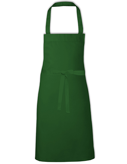 Link Kitchen Wear | Barbecue Apron - EU Production - bottle green, 73 x 80 cm