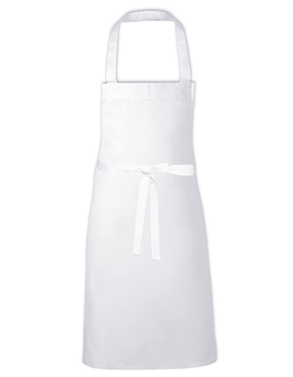 Link Kitchen Wear | Barbecue Apron - EU Production - white, 73 x 80 cm
