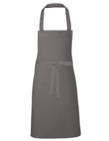 Link Kitchen Wear | Barbecue Apron - EU Production - dark grey (cca pantone 431), 73 x 80 cm