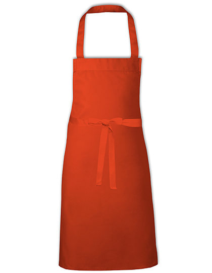 Link Kitchen Wear | Barbecue Apron - EU Production - orange (cca pantone 1655), 73 x 80 cm