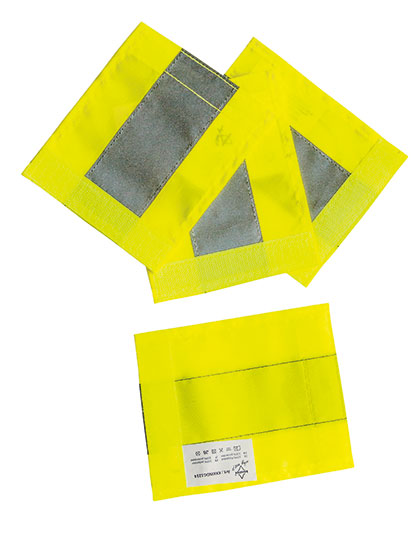 Korntex | Hi-Vis Elements With Velcro Rollflektor® (Set Of 4) - signal yellow,