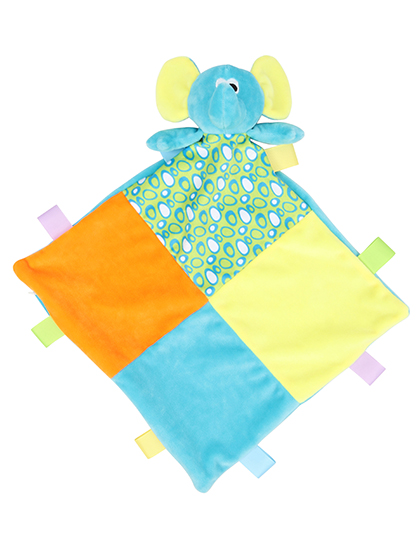 Mumbles | Baby Multi Coloured Comforter With Rattle - multi, Univerzální