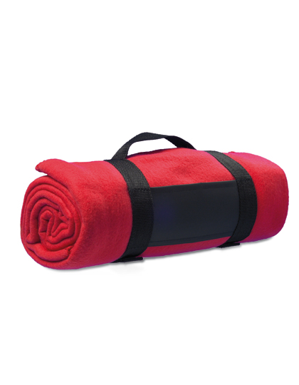 L-merch | Fleece Blanket Winchester - red, 162 x 125 cm