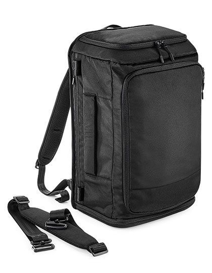 Quadra | Pitch Black 72 Hour Weekender - black, 31 x 55 x 25 cm