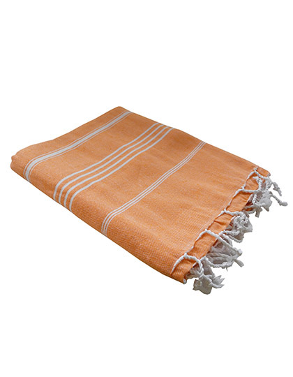 L-merch | Hamam-Hand Towel - orange, 180 x 100 cm