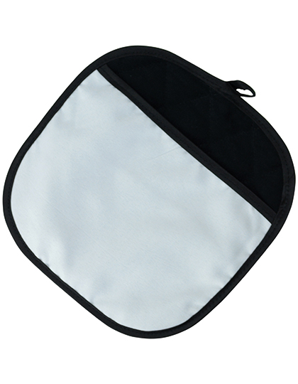 Link Kitchen Wear | Potholder Subli - black / white, 23 x 23 cm