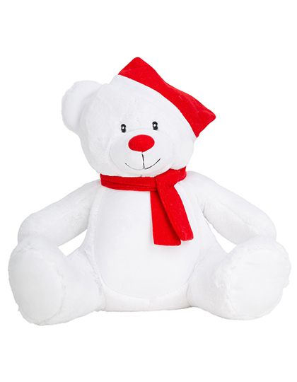 Mumbles | Christmas Zippie Bear - white / red, L