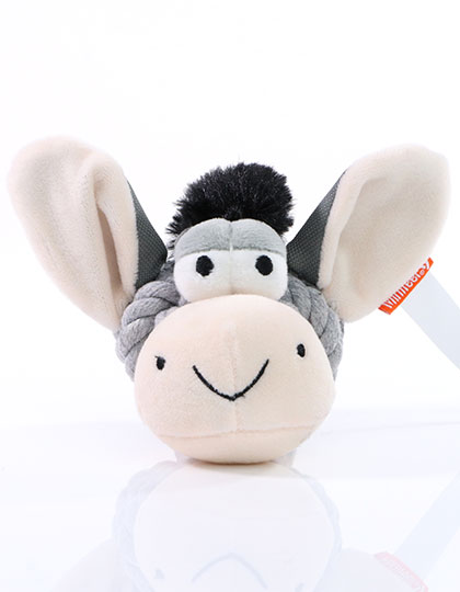 Mbw | MiniFeet® Dog Toy Knotted Animal Donkey - grey, Univerzální