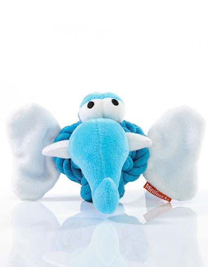Mbw | MiniFeet® Dog Toy Knotted Animal Elephant - blue, Univerzální