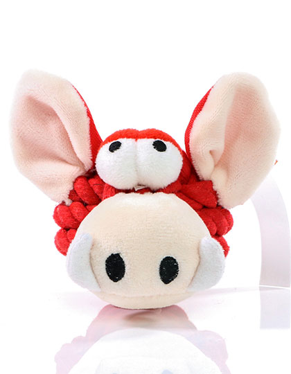 Mbw | MiniFeet® Dog Toy Knotted Animal Wild Boar - red, Univerzální