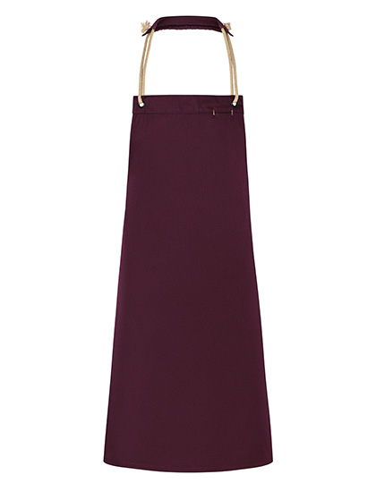 Karlowsky | Apron New-Nature - aubergine (cca pantone 5185c), 70 x 85 cm
